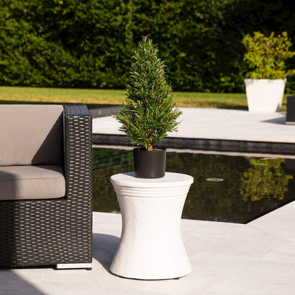 2ft. UV Resistant Artificial Rosemary Cone Topiary Tree (Indoor/Outdoor)