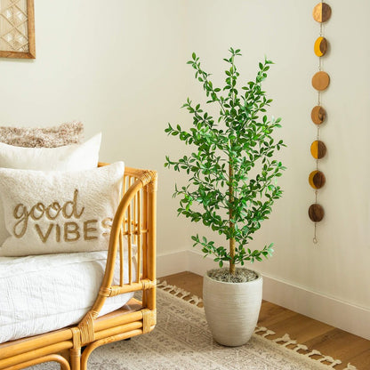 4ft. Artificial Shady Lady Black Olive Tree