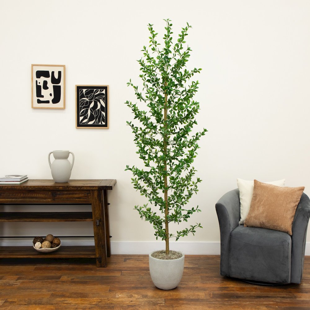 6ft. Artificial Shady Lady Black Olive Tree