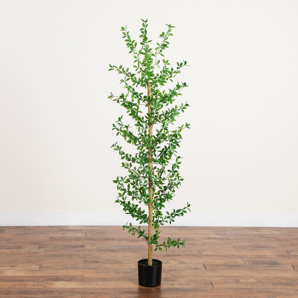 7ft. Artificial Shady Lady Black Olive Tree