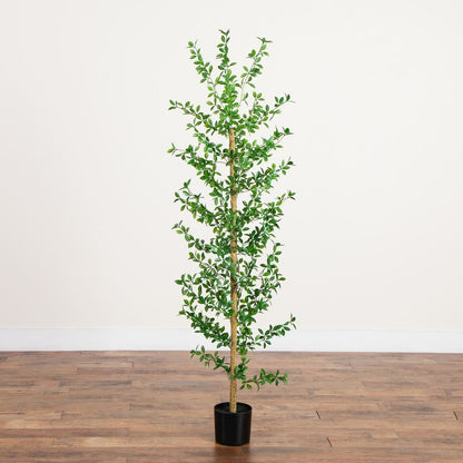 7ft. Artificial Shady Lady Black Olive Tree