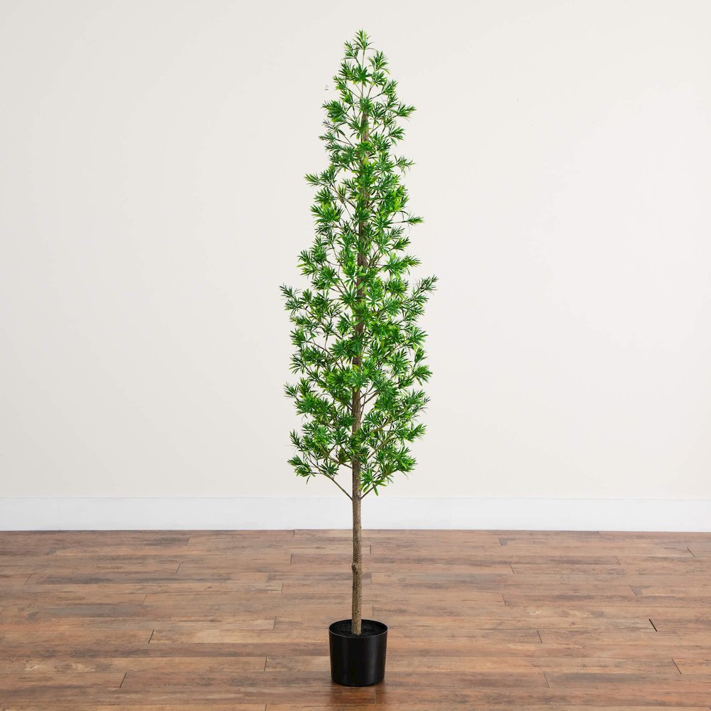 6ft. UV Artificial Podocarpus Artificial Tree (Indoor/Outdoor)