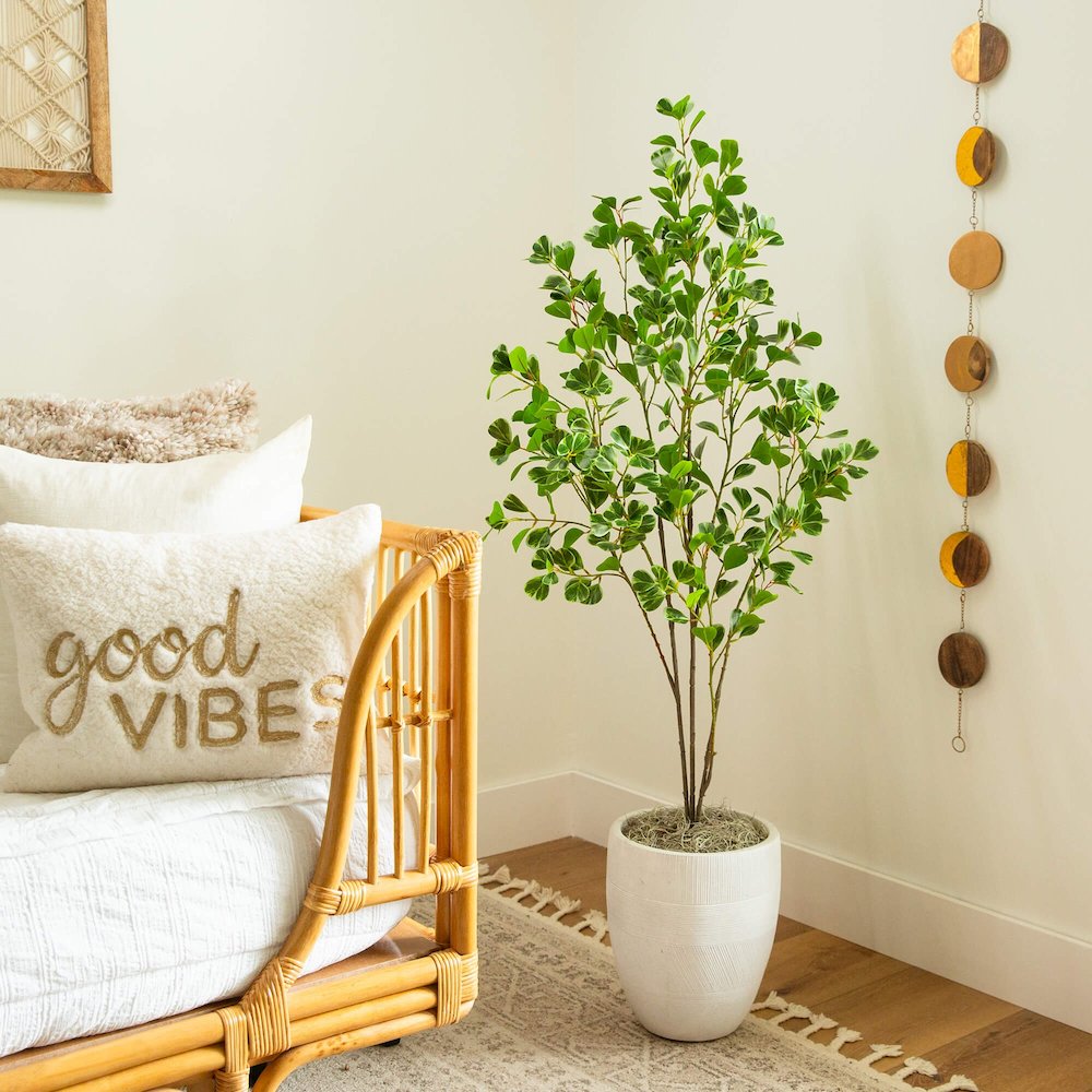 4ft. Artificial Heart Shaped Ficus Leaf Tree
