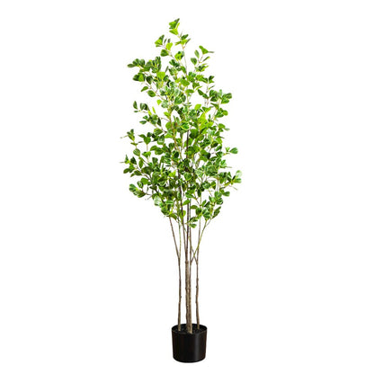 5ft. Artificial Heart Shaped Ficus Leaf Tree