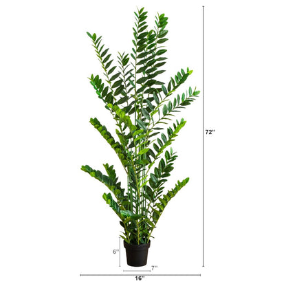 6ft. Artificial Zamioculcas Plant