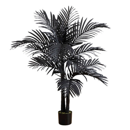 4ft. Artificial Halloween Black Golden Cane Tree