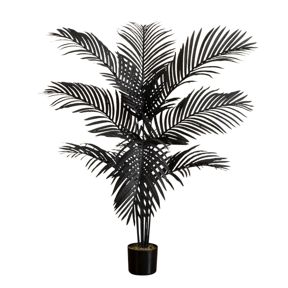 4ft. Artificial Halloween Black Paradise Palm Tree