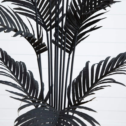 6ft. Artificial Halloween Black Paradise Palm Tree