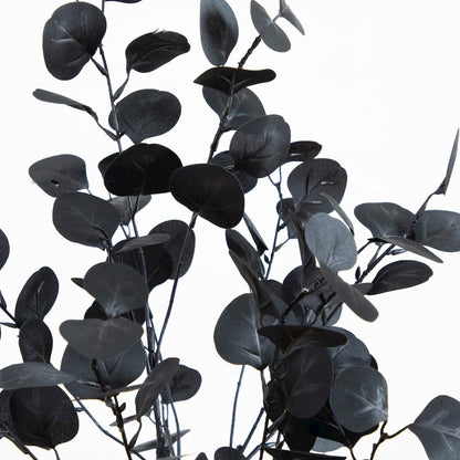 4ft. Artificial Halloween Black Eucalyptus Tree