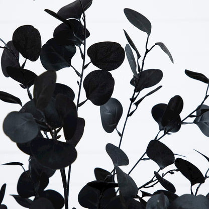 5ft. Artificial Halloween Black Eucalyptus Tree