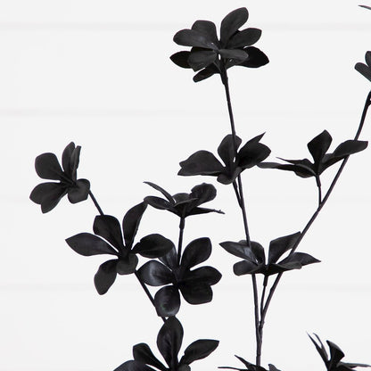 4ft. Artificial Halloween Black Enkianthus Tree