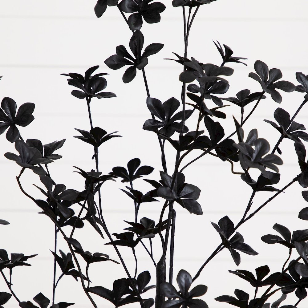 4ft. Artificial Halloween Black Enkianthus Tree