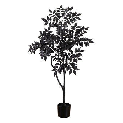 4ft. Artificial Halloween Black Sumac Tree
