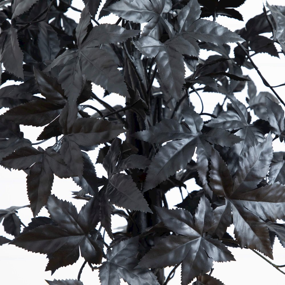 4ft. Artificial Halloween Black Maple Tree with Natural Trunk