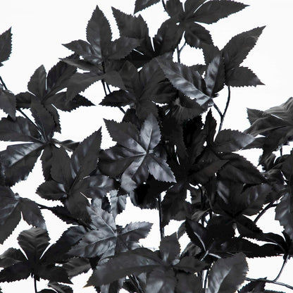 6ft. Artificial Halloween Black Maple Tree with Natural Trunk