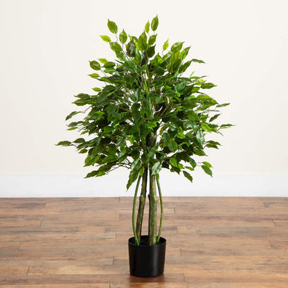 3.5ft. UV Resistant Artificial Ficus Tree (Indoor/Outdoor)