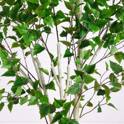 8ft. Artificial Birch Tree with Real Touch Leaves