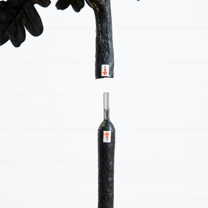 5ft. Artificial Halloween Black Oak Tree