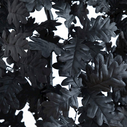 6ft. Artificial Halloween Black Oak Tree