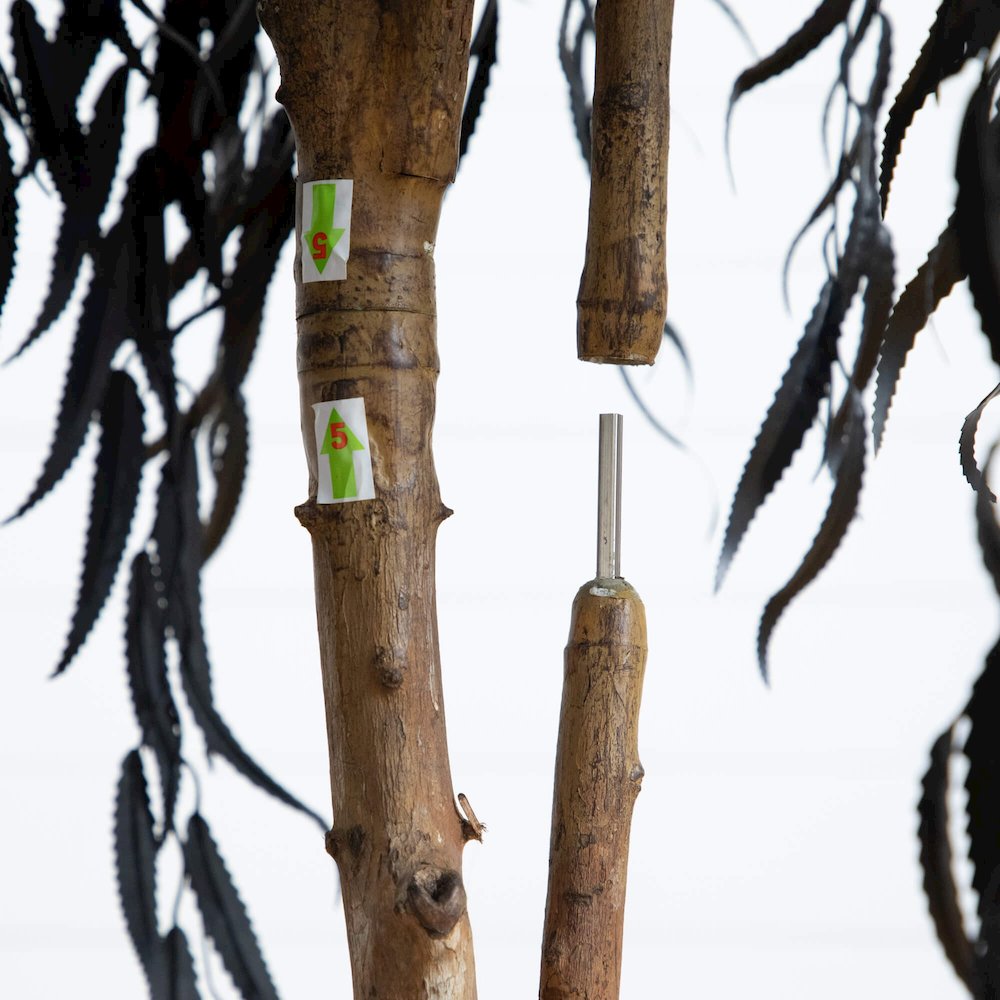 4ft. Artificial Halloween Black Willow Tree
