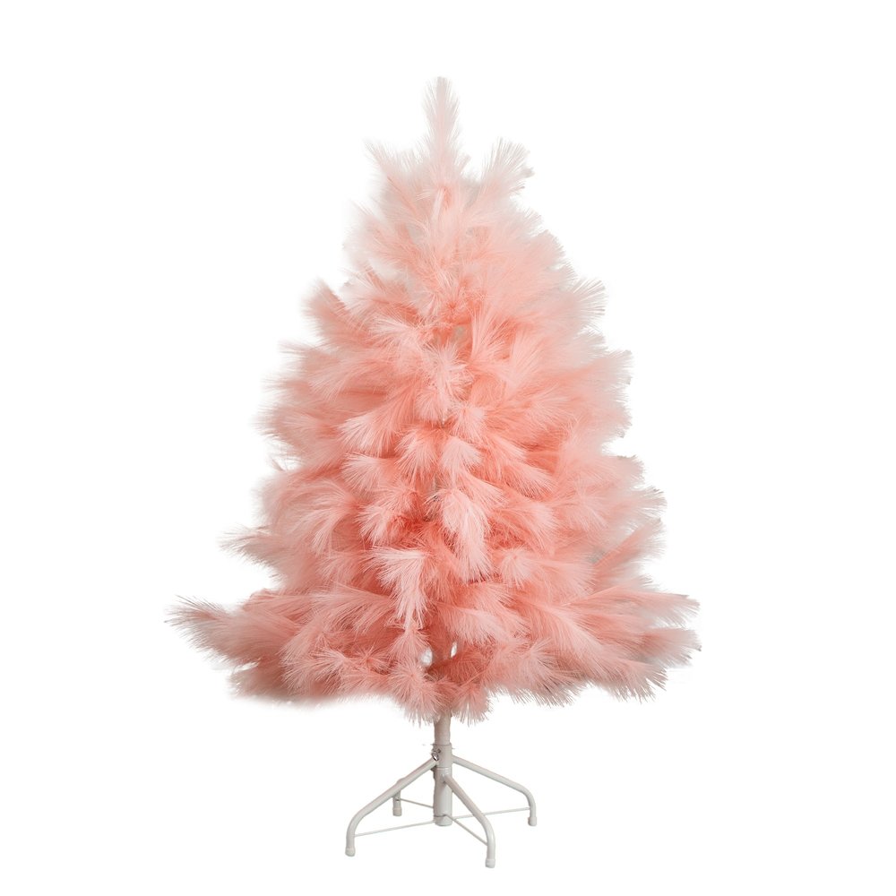4ft. Artificial Pink Pampas Grass Christmas Tree
