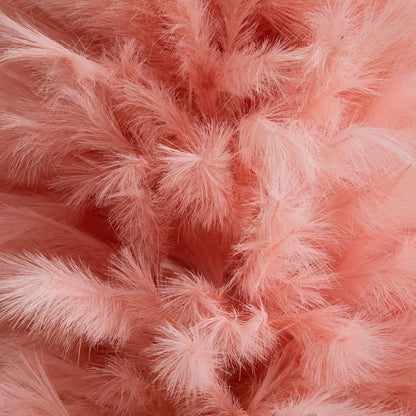 6ft. Artificial Pink Pampas Grass Christmas Tree
