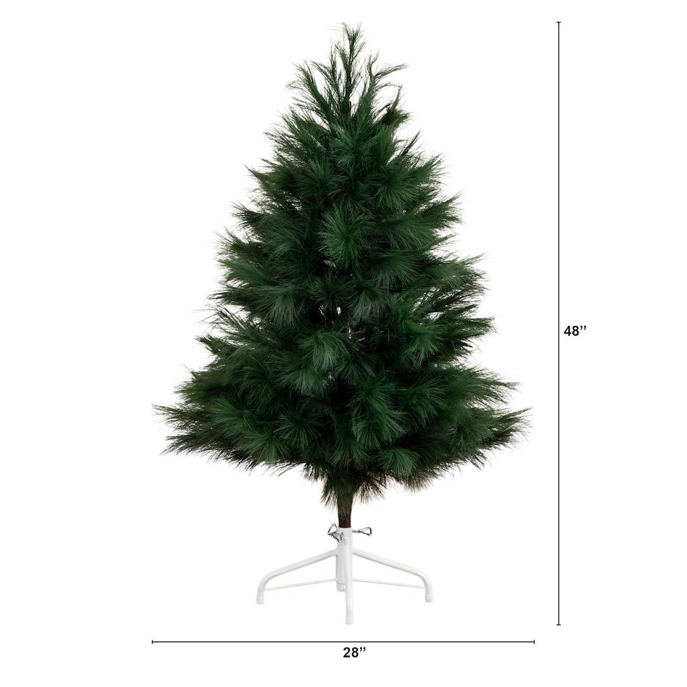 4ft. Artificial Green Pampas Grass Christmas Tree