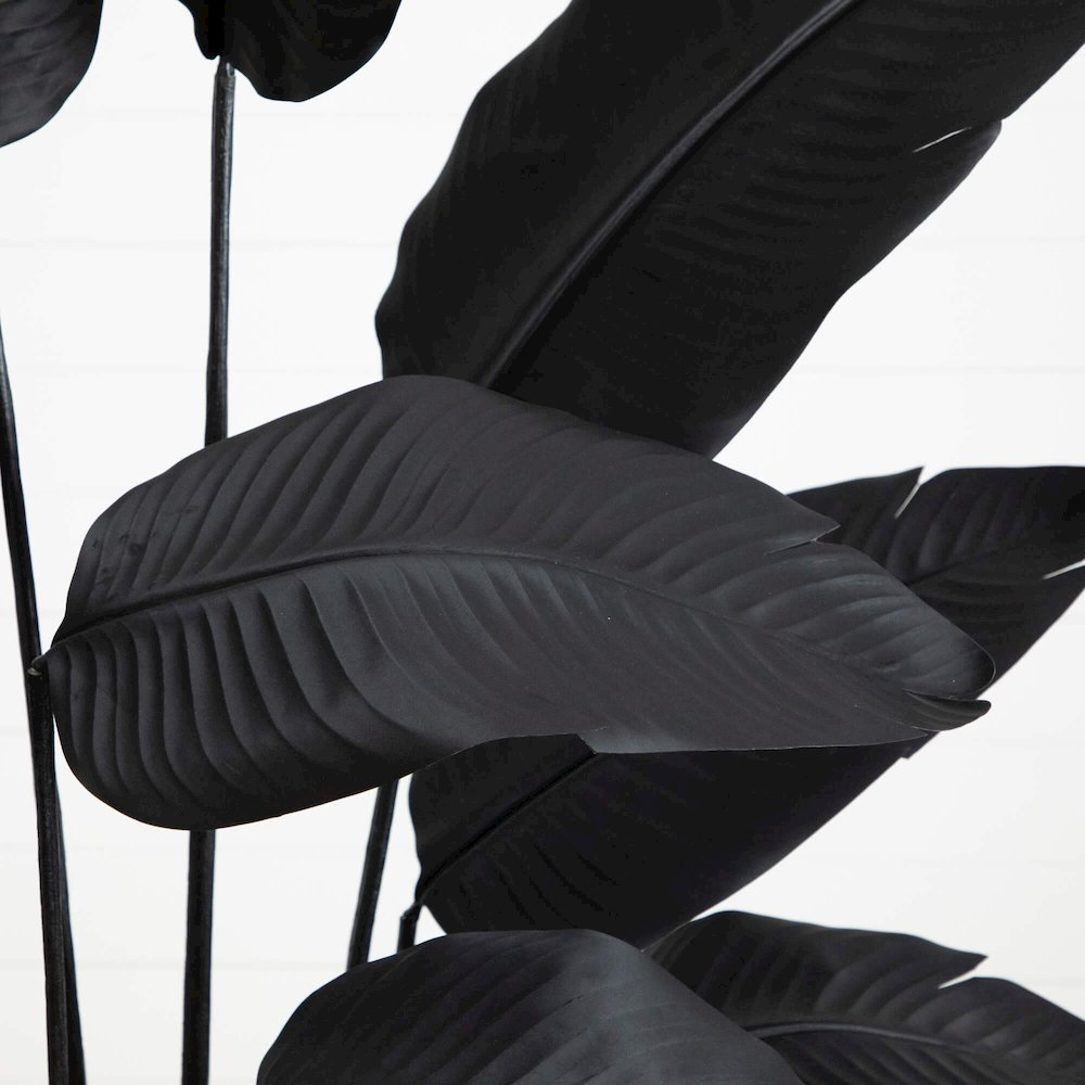 6ft. Artificial Halloween Black Travelers Palm Tree