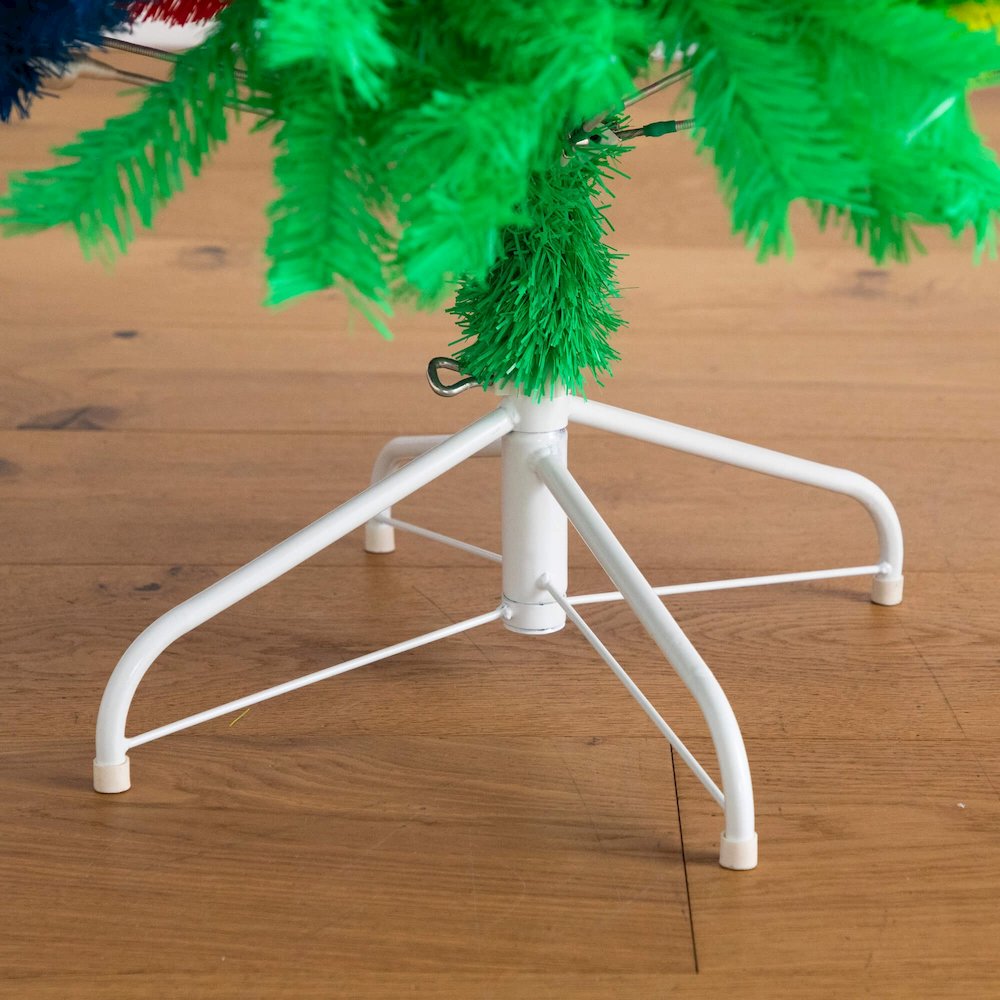 6ft. Artificial Rainbow Christmas Tree
