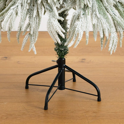 4ft. Flocked Down Swept Artificial Christmas Tree with 110 LED Lights