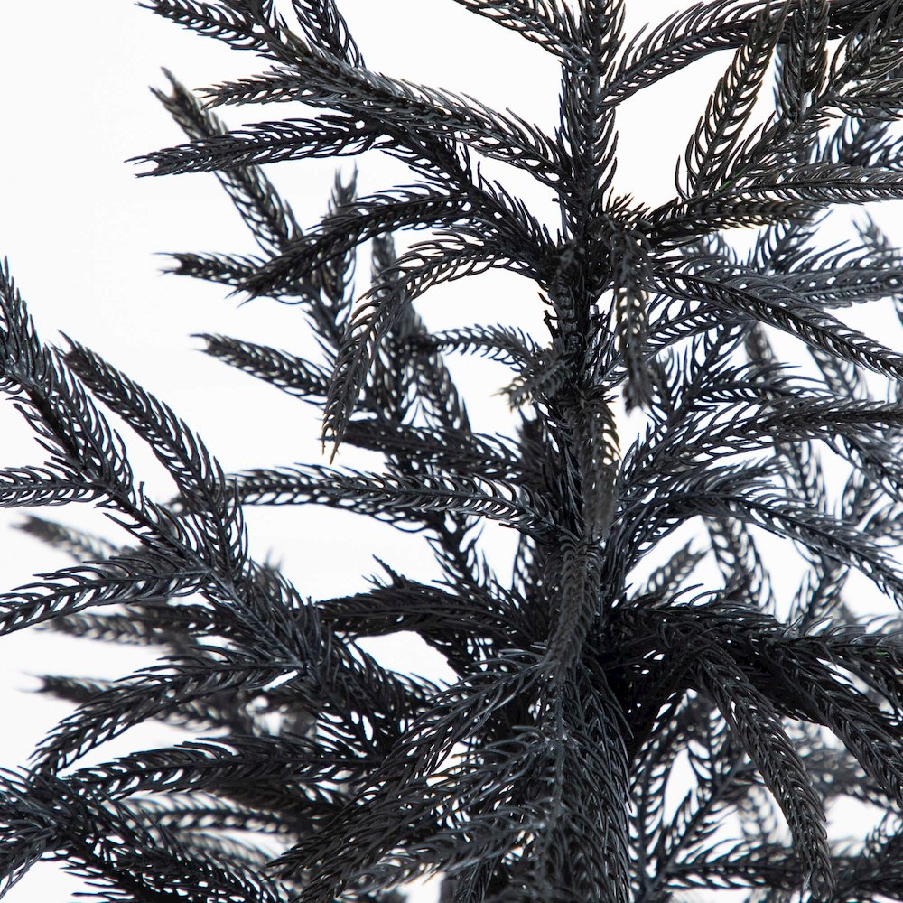 4ft. Artificial Halloween Real Touch Black Norfolk Pine Christmas Tree