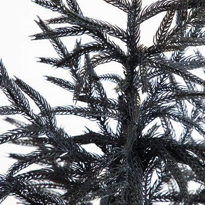 4ft. Artificial Halloween Real Touch Black Norfolk Pine Christmas Tree