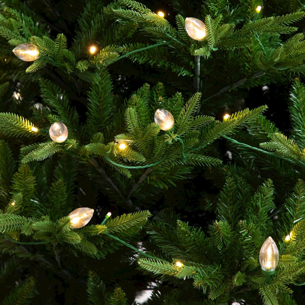 7ft. Pre-Lit Artificial Luxembourg Pine Christmas Tree with 340 LED Lights