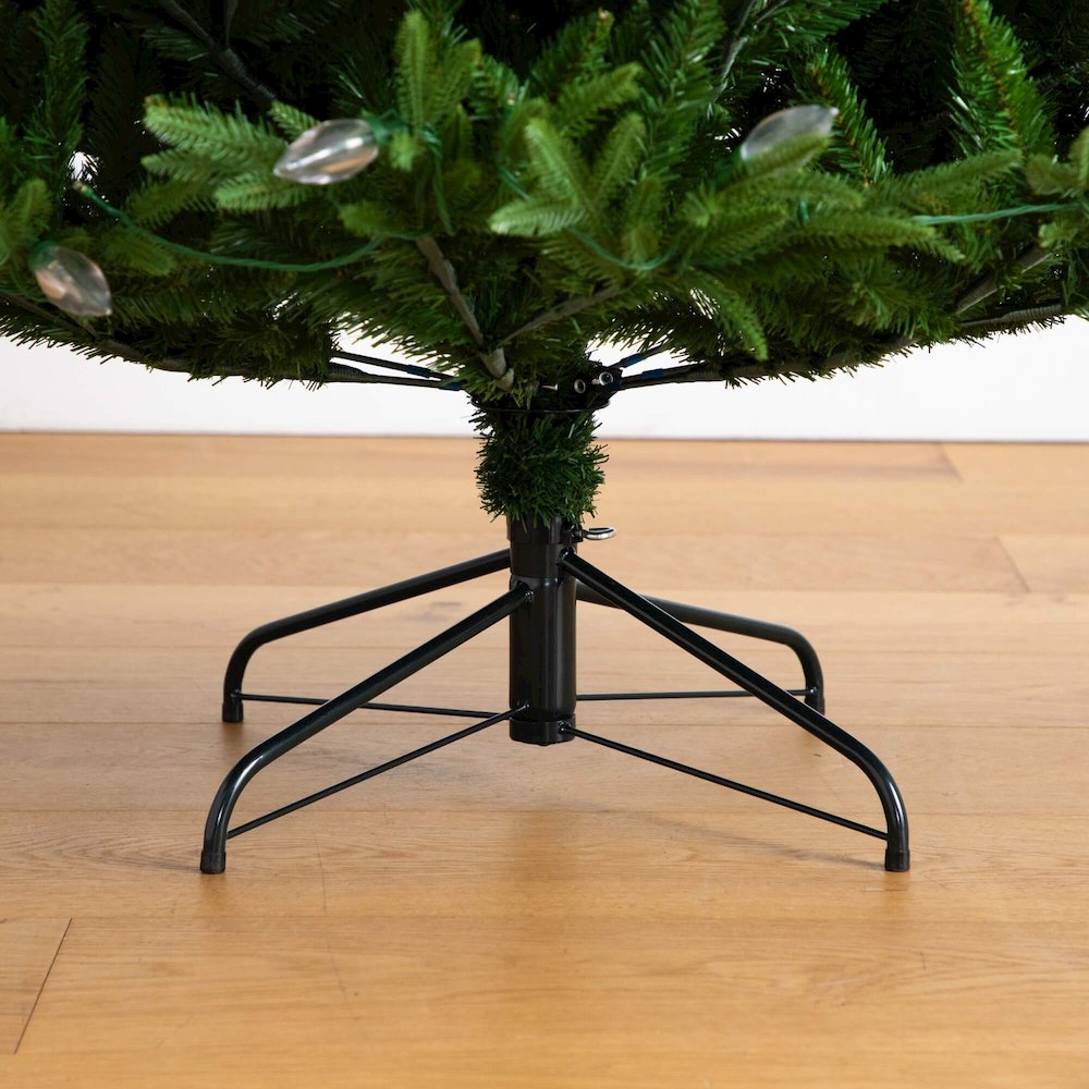 7ft. Pre-Lit Artificial Luxembourg Pine Christmas Tree with 340 LED Lights