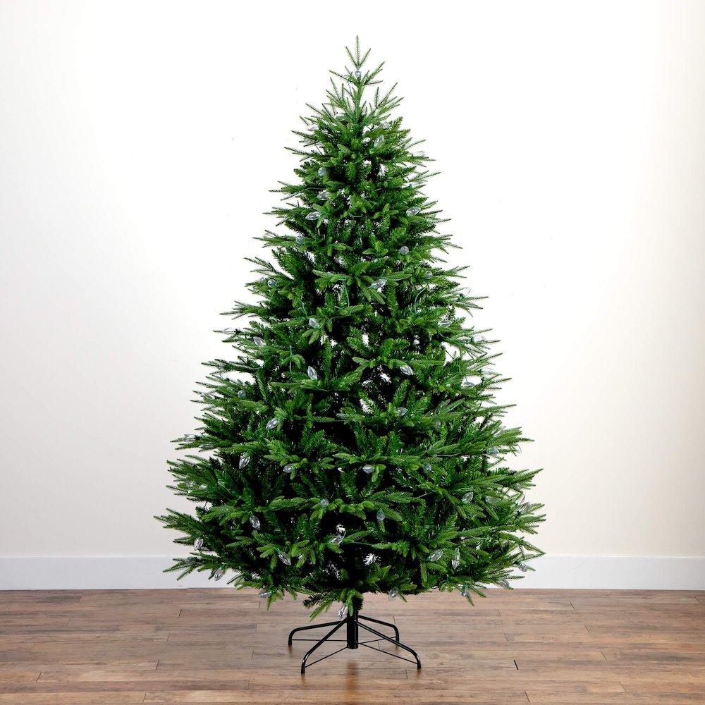 7ft. Pre-Lit Artificial Luxembourg Pine Christmas Tree with 340 LED Lights