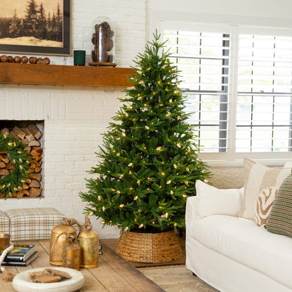 7ft. Pre-Lit Artificial Luxembourg Pine Christmas Tree with 340 LED Lights