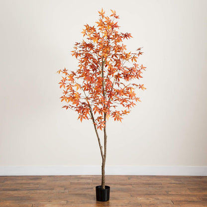 7ft. Autumn Japanese Maple Artificial Fall Tree