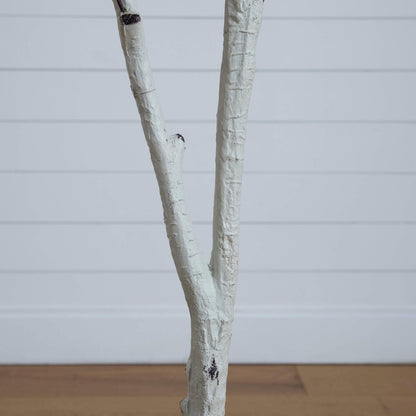 7ft. Autumn Paper Birch Artificial Fall Tree