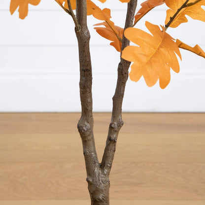 4ft. Artificial Autumn Oak Tree