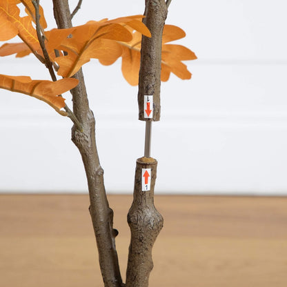 4ft. Artificial Autumn Oak Tree