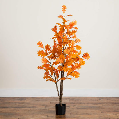 5ft. Artificial Autumn Oak Tree