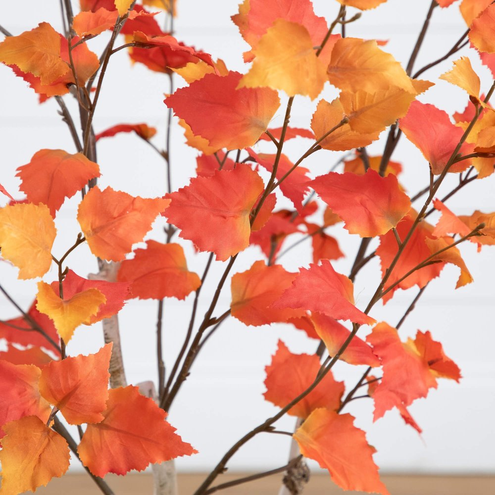 3ft. Autumn Birch Artificial Fall Tree
