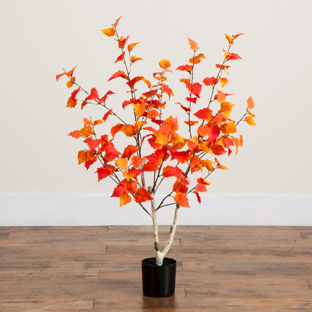 3ft. Autumn Birch Artificial Fall Tree