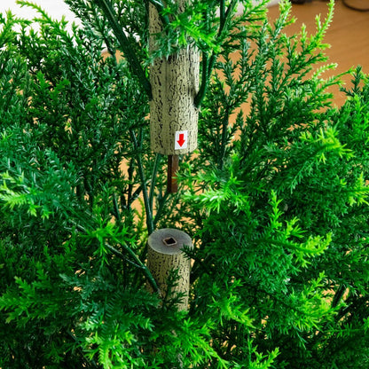 4ft. UV Resistant Artificial Cypress Tower Tree (Indoor/Outdoor)