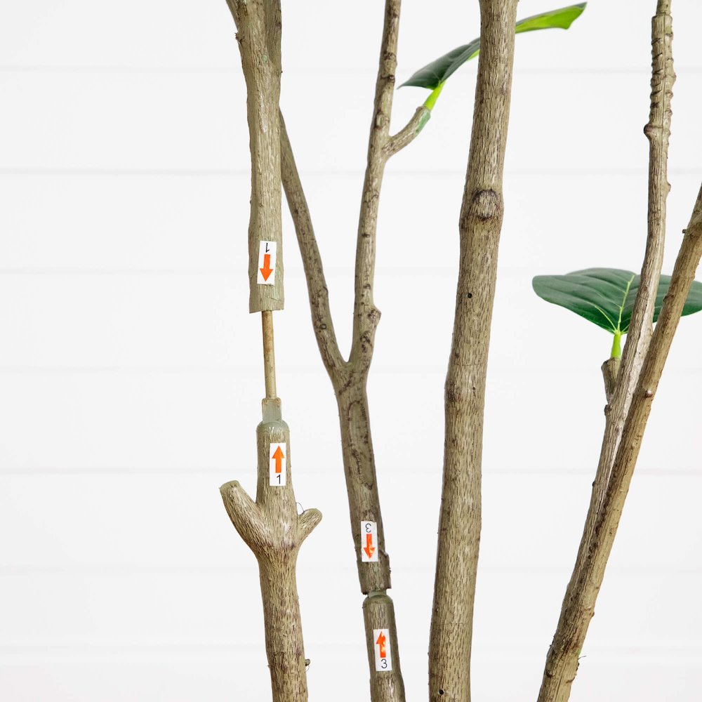 7ft. Artificial Minimalist Audrey Ficus Tree