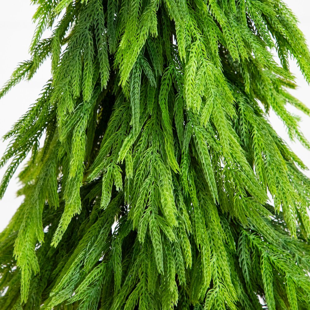 4ft. Artificial Real Touch Down Swept Norfolk Pine Tree with Natural Look