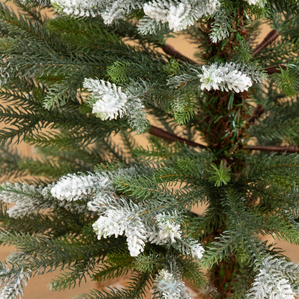 2ft. 3ft. 4ft. Artificial Snowed Balsam Fir Christmas Tree - Set of 3