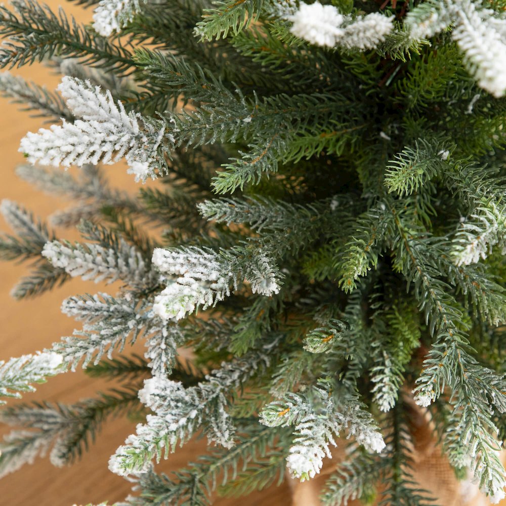 2ft. 3ft. 4ft. Artificial Snowed Balsam Fir Christmas Tree - Set of 3