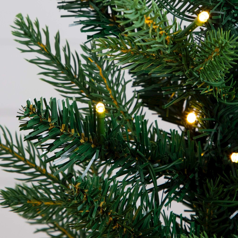 2ft. Pre-Lit Artificial Classic Christmas Tree with 35 LED Lights