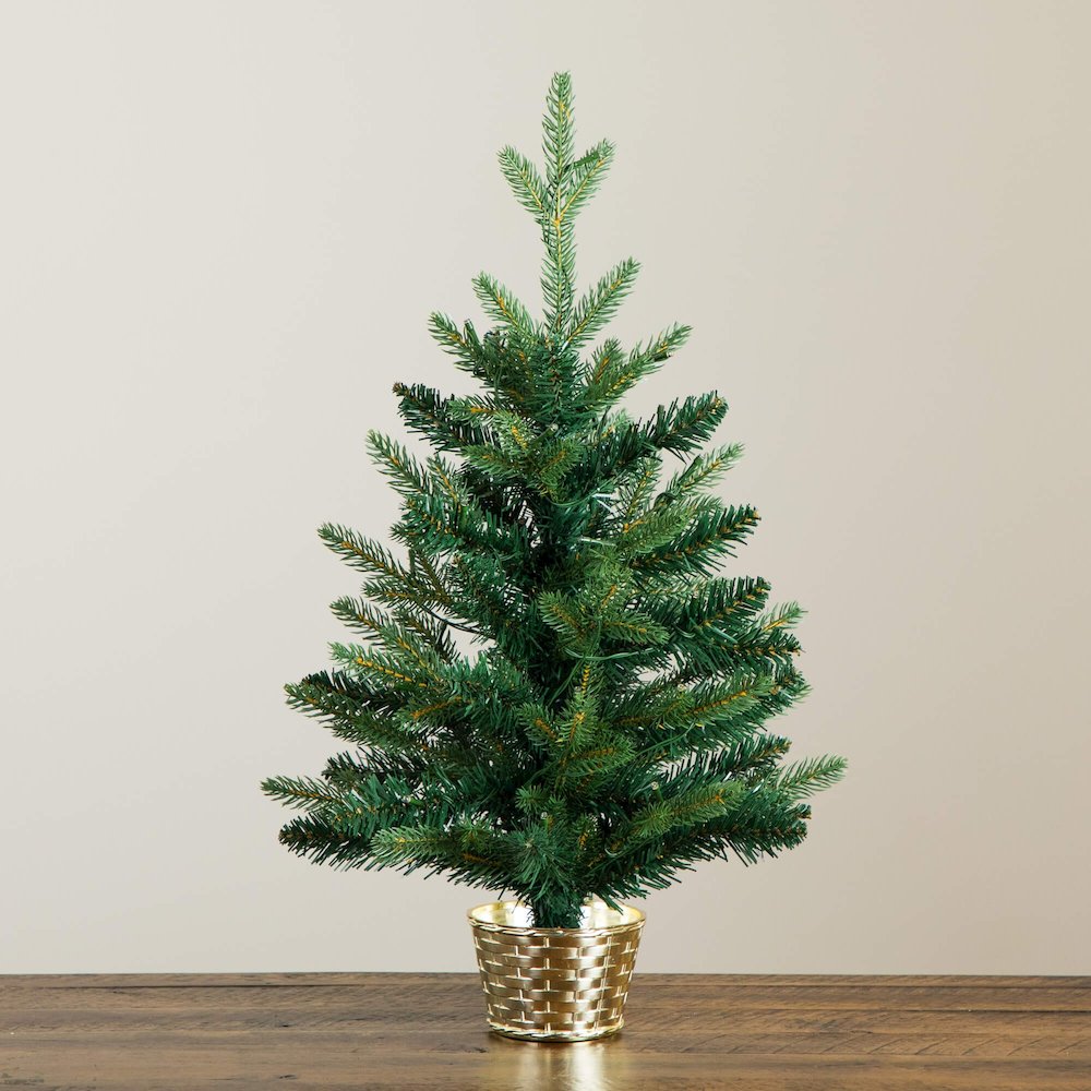 2ft. Pre-Lit Artificial Classic Christmas Tree with 35 LED Lights